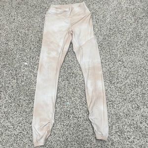 3/$30 Spiritual gangster pale pink tie dye high waisted leggings
